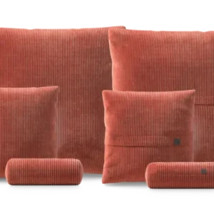 Pillow Set 3 - Cord Velour - Brick