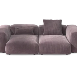 vetsak | Sofa Set 02 Medium - Cord Velour - Blossom | Modular Sofa | 2.5 Seater | Big Sofa