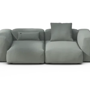 vetsak | Sofa Set 02 Medium - Breeze - Sage | Modular Sofa | 2.5 Seater | Big Sofa
