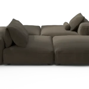 vetsak | Sofa Set 08 - Daybed - Breeze - Brown | Modular Sofa | 6 Seater | Outdoor Island | Double lounger
