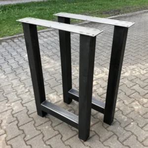 2er Set, Bartisch-Gestell Metall, Tischgestell Bar Metall, Stehtisch-Gestell Metall, Höhe 100 cm