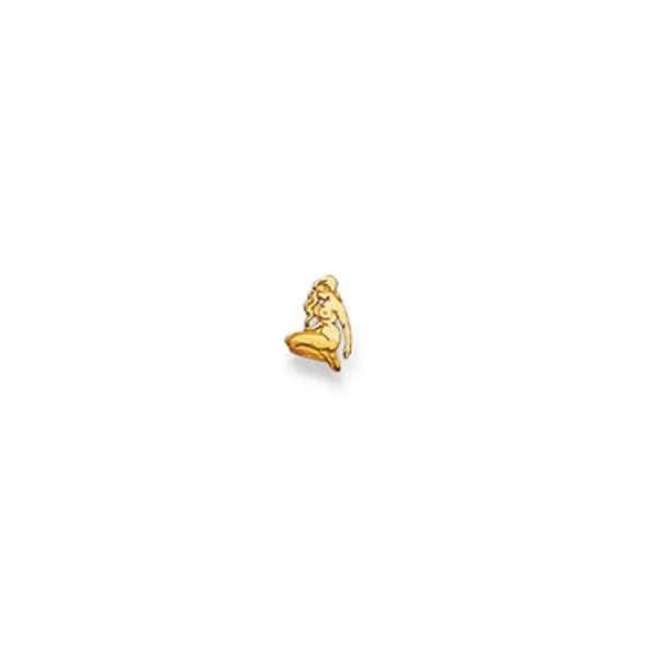 Ohrstecker Einzel Jungfrau – 750 Gelbgold, poliert - 1163.02791/0091