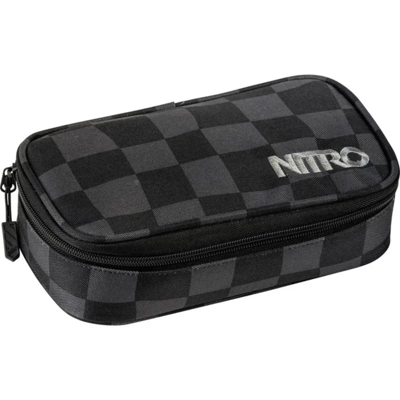 Nitro Pencil Case XL Federmäppchen für Schule Black Checker-Nitrobags-Shop