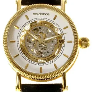 Residence Automatik Uhr Skelettwerk Gold-Schwarz – AS 9144