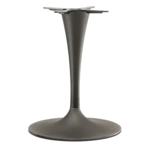 Tischfuß schwarz Metall, Tischgestell Metall schwarz, Durchmesser 56 cm