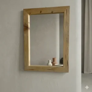 Altholz Spiegel S2277 Alter Boden einer alten Bauernstube upcycling nachhaltigü