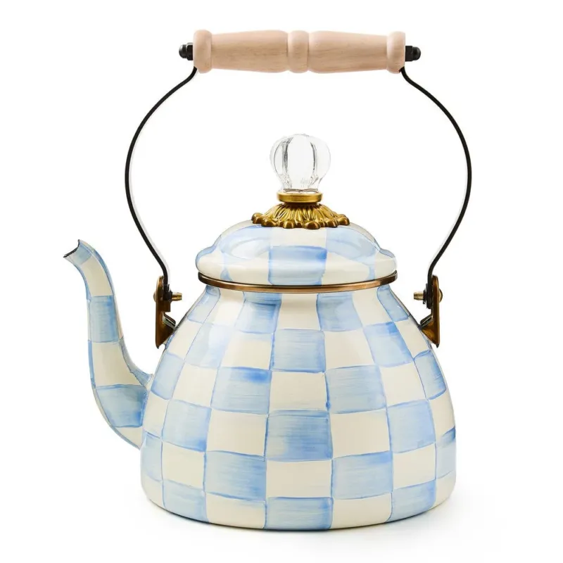 Sky Check 2 Quart Tea Kettle by MacKenzie-Childs
