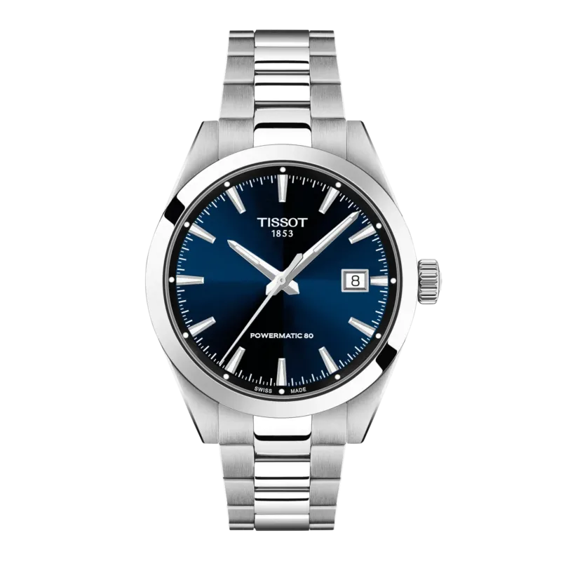 Tissot Gentleman Powermatic 80 Blau Automatik Herrenuhr