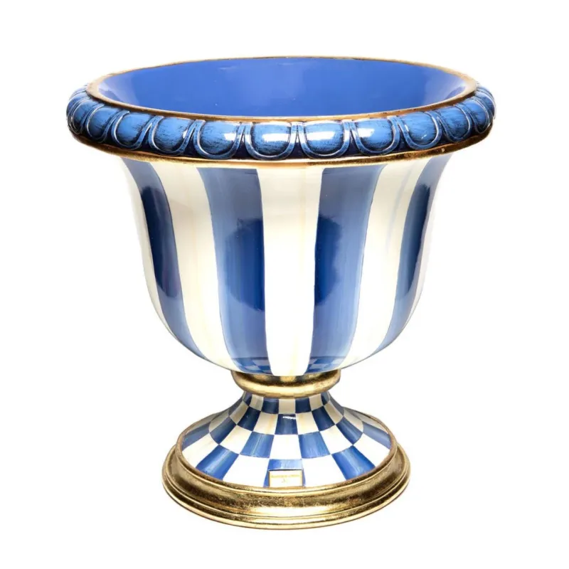 Royal Stripe Urn by MacKenzie-Childs / Special Order
